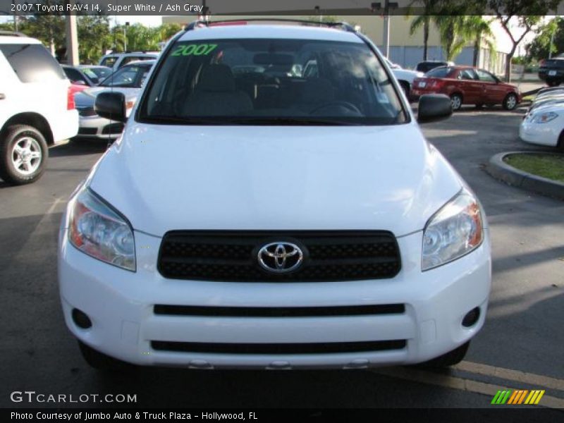 Super White / Ash Gray 2007 Toyota RAV4 I4
