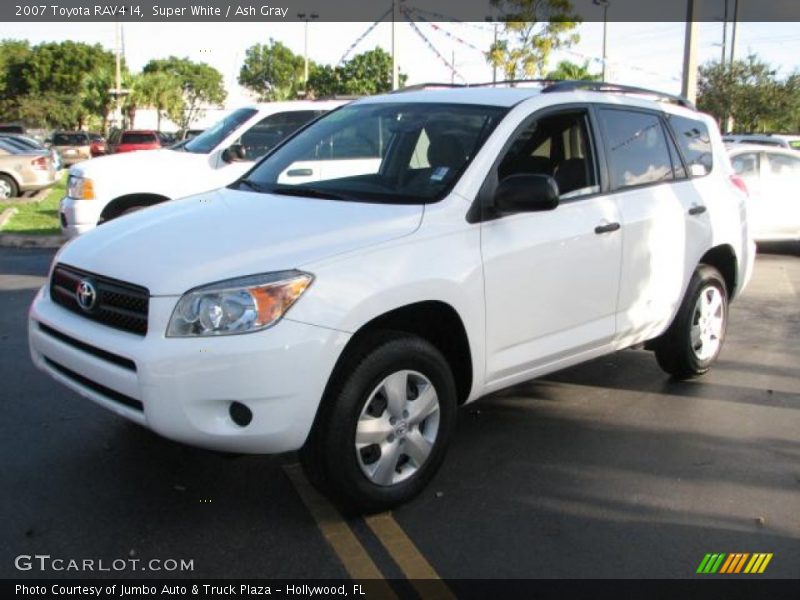 Super White / Ash Gray 2007 Toyota RAV4 I4