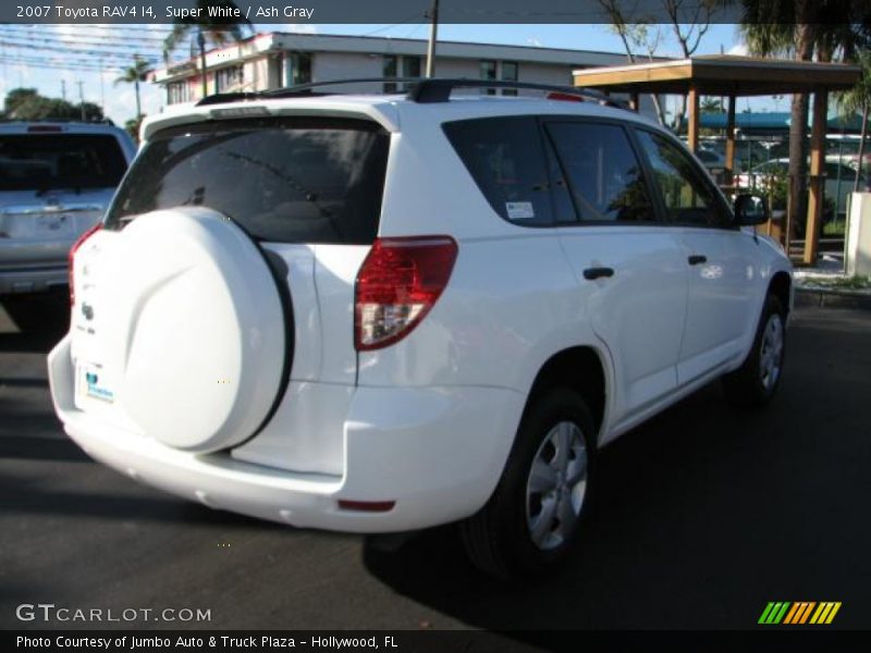 Super White / Ash Gray 2007 Toyota RAV4 I4