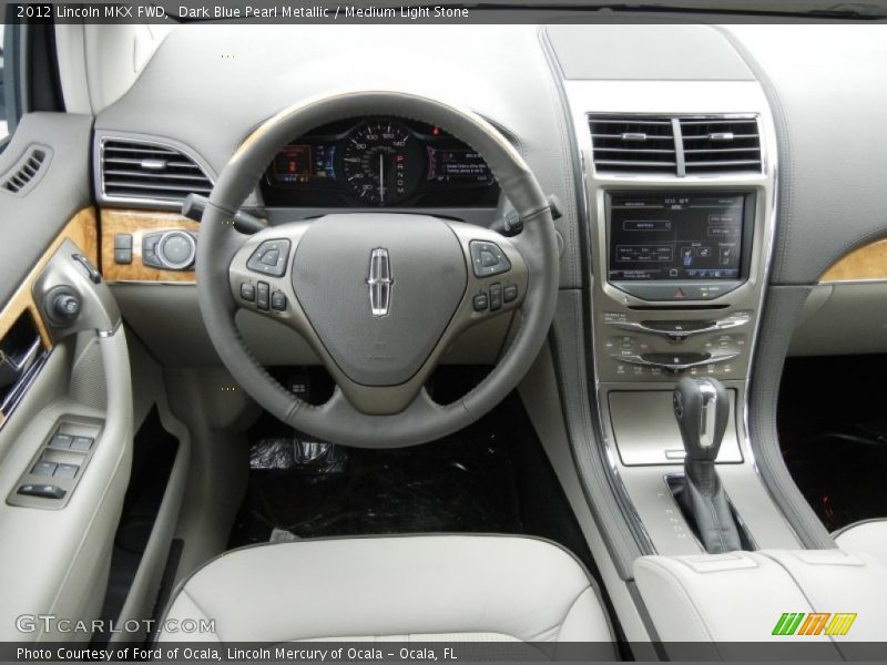 Dark Blue Pearl Metallic / Medium Light Stone 2012 Lincoln MKX FWD