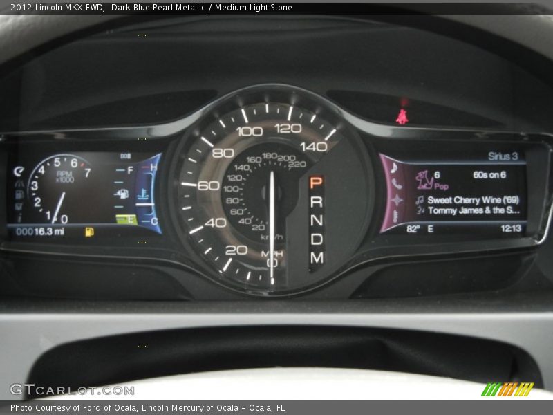 Dark Blue Pearl Metallic / Medium Light Stone 2012 Lincoln MKX FWD