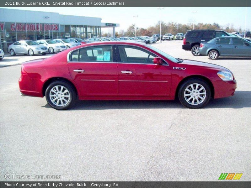 Crystal Red Tintcoat / Cocoa/Cashmere 2011 Buick Lucerne CXL