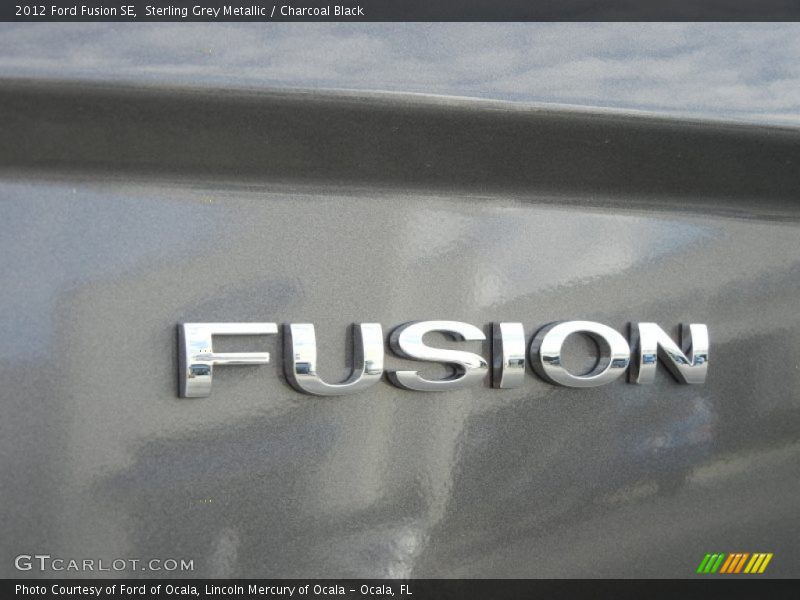 Sterling Grey Metallic / Charcoal Black 2012 Ford Fusion SE
