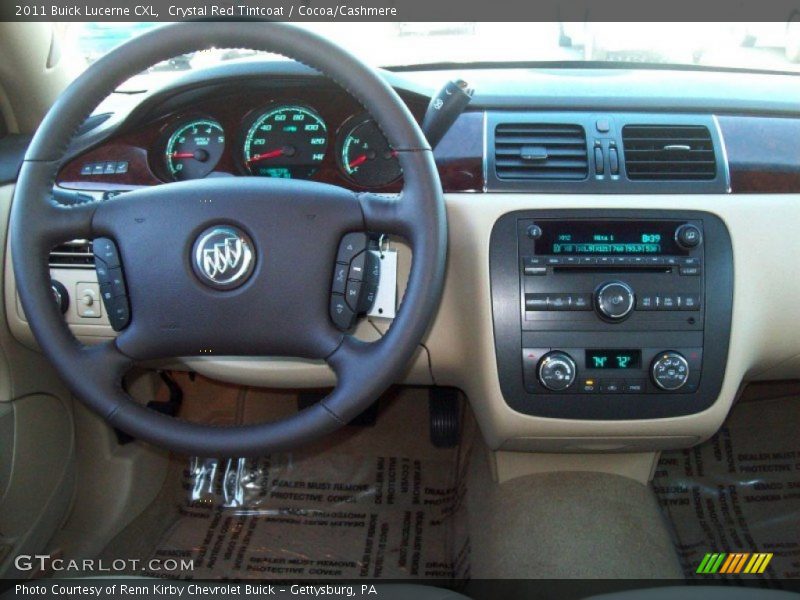 Crystal Red Tintcoat / Cocoa/Cashmere 2011 Buick Lucerne CXL