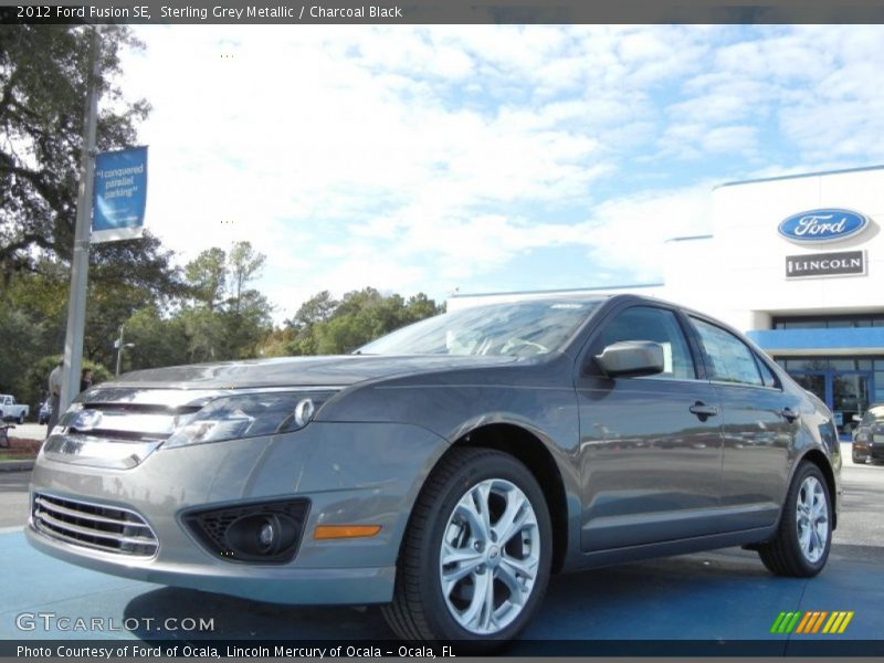 Sterling Grey Metallic / Charcoal Black 2012 Ford Fusion SE