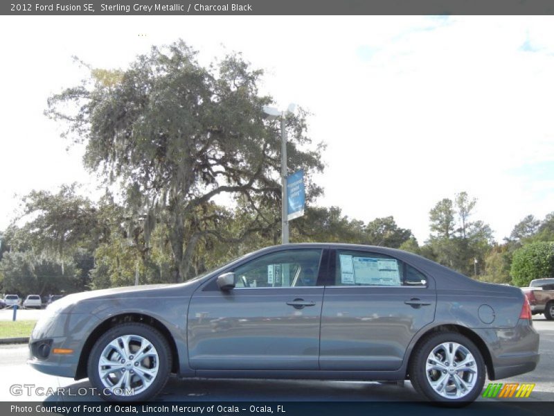 Sterling Grey Metallic / Charcoal Black 2012 Ford Fusion SE
