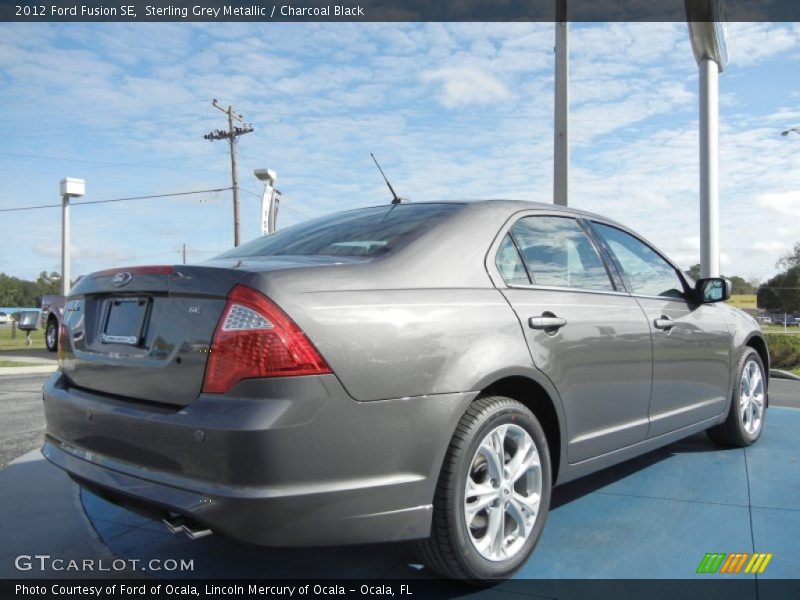 Sterling Grey Metallic / Charcoal Black 2012 Ford Fusion SE
