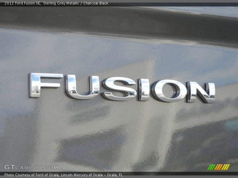 Sterling Grey Metallic / Charcoal Black 2012 Ford Fusion SE