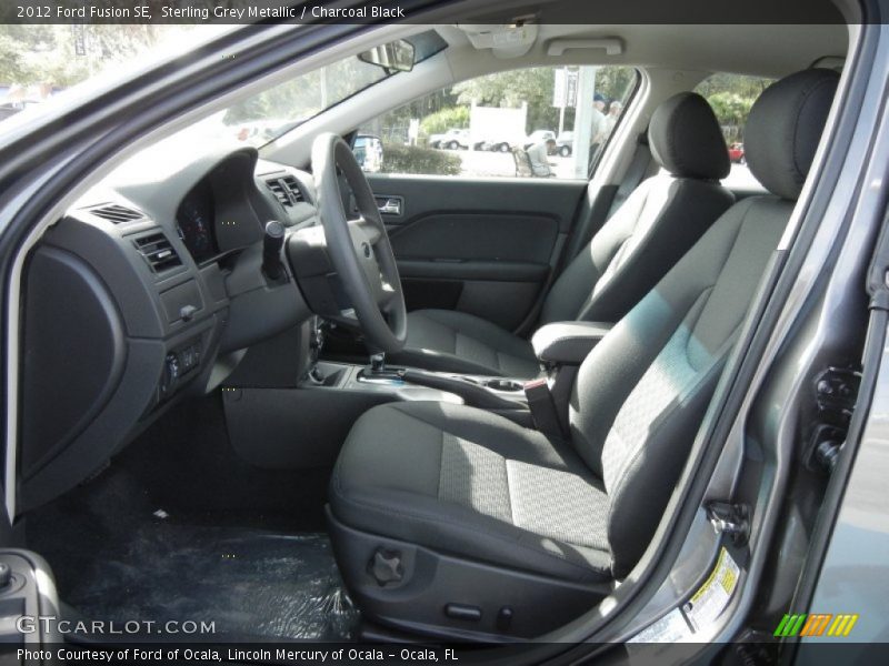Sterling Grey Metallic / Charcoal Black 2012 Ford Fusion SE