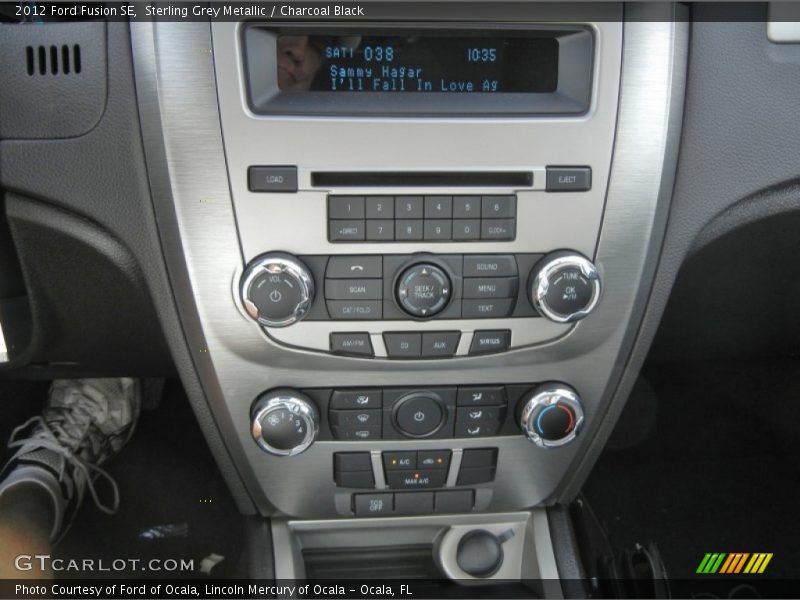 Sterling Grey Metallic / Charcoal Black 2012 Ford Fusion SE