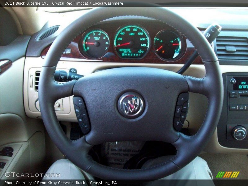 Crystal Red Tintcoat / Cocoa/Cashmere 2011 Buick Lucerne CXL