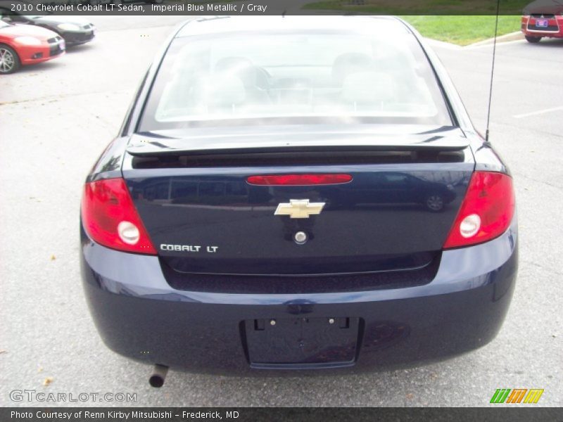 Imperial Blue Metallic / Gray 2010 Chevrolet Cobalt LT Sedan