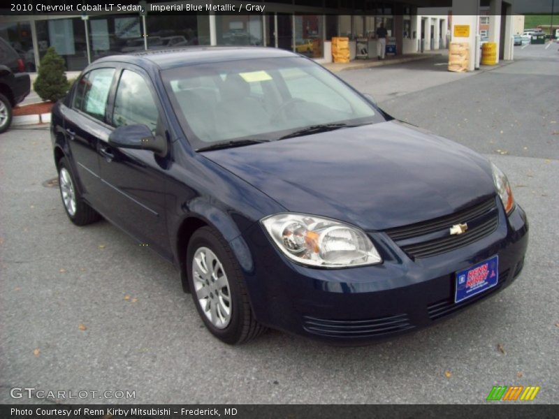 Imperial Blue Metallic / Gray 2010 Chevrolet Cobalt LT Sedan