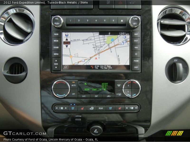 Navigation of 2012 Expedition Limited