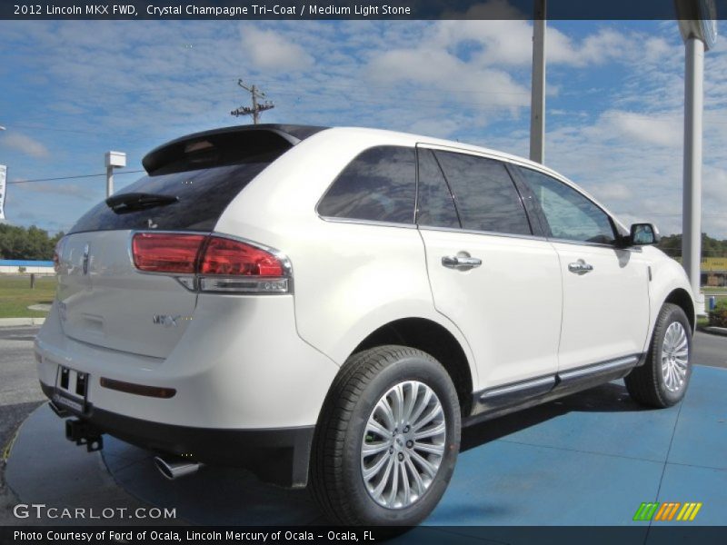 Crystal Champagne Tri-Coat / Medium Light Stone 2012 Lincoln MKX FWD