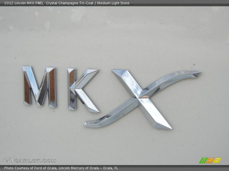 Crystal Champagne Tri-Coat / Medium Light Stone 2012 Lincoln MKX FWD