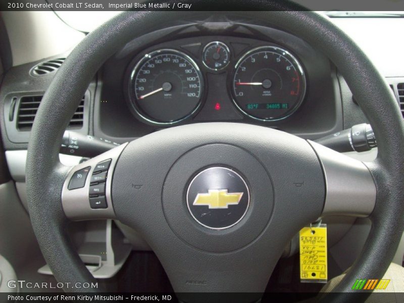 Imperial Blue Metallic / Gray 2010 Chevrolet Cobalt LT Sedan