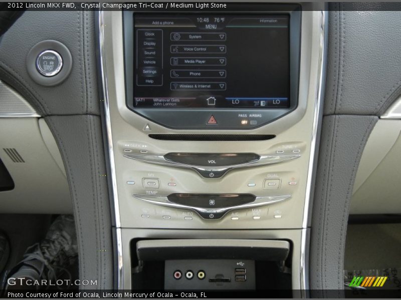 Crystal Champagne Tri-Coat / Medium Light Stone 2012 Lincoln MKX FWD