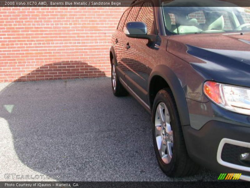 Barents Blue Metallic / Sandstone Beige 2008 Volvo XC70 AWD