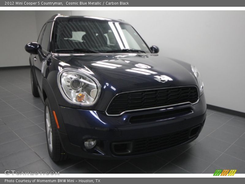 Cosmic Blue Metallic / Carbon Black 2012 Mini Cooper S Countryman