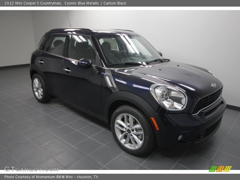 Cosmic Blue Metallic / Carbon Black 2012 Mini Cooper S Countryman