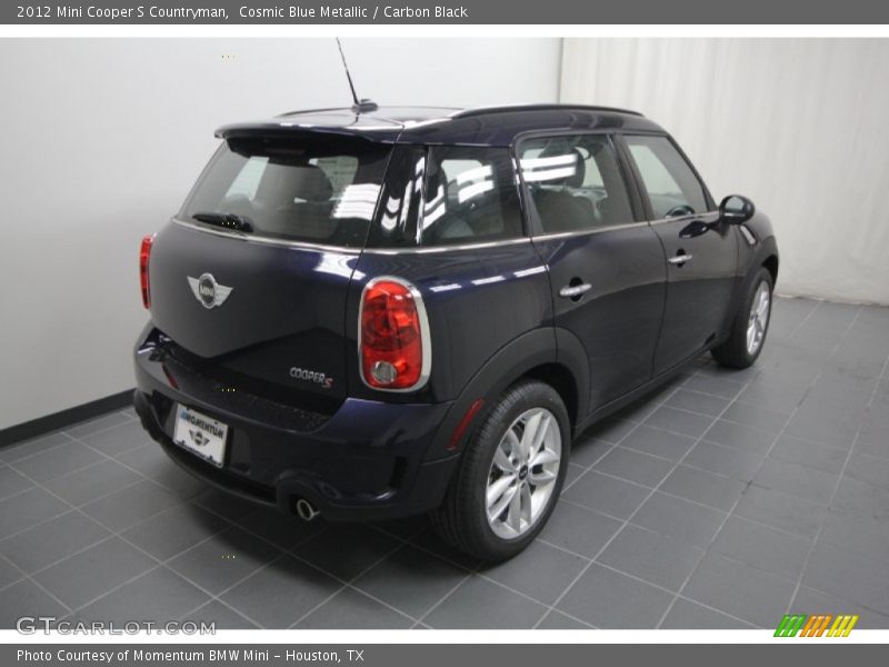 Cosmic Blue Metallic / Carbon Black 2012 Mini Cooper S Countryman