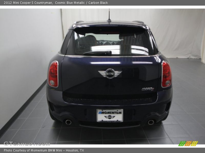 Cosmic Blue Metallic / Carbon Black 2012 Mini Cooper S Countryman