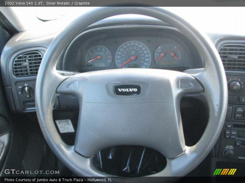 Silver Metallic / Graphite 2002 Volvo S40 1.9T