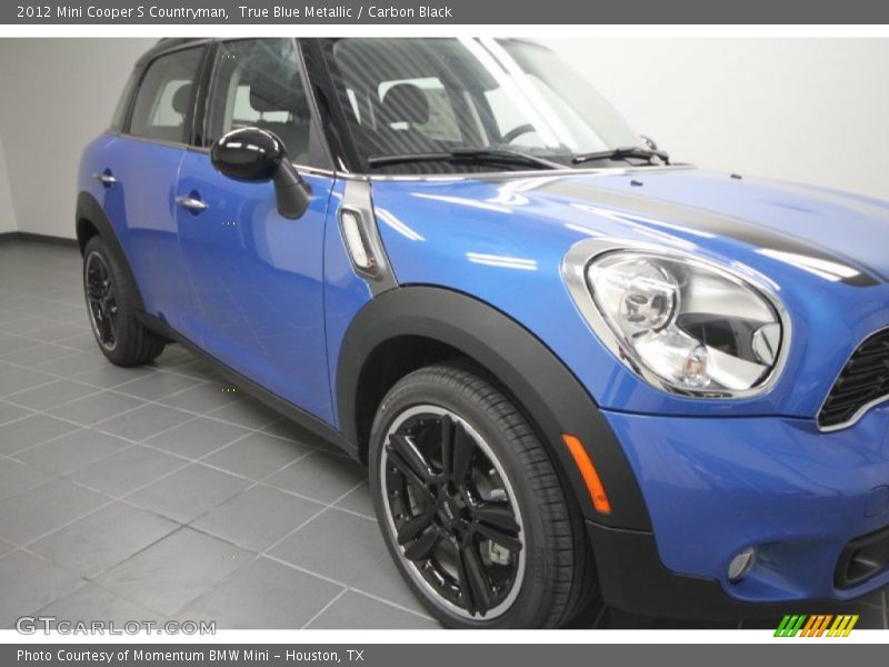 True Blue Metallic / Carbon Black 2012 Mini Cooper S Countryman