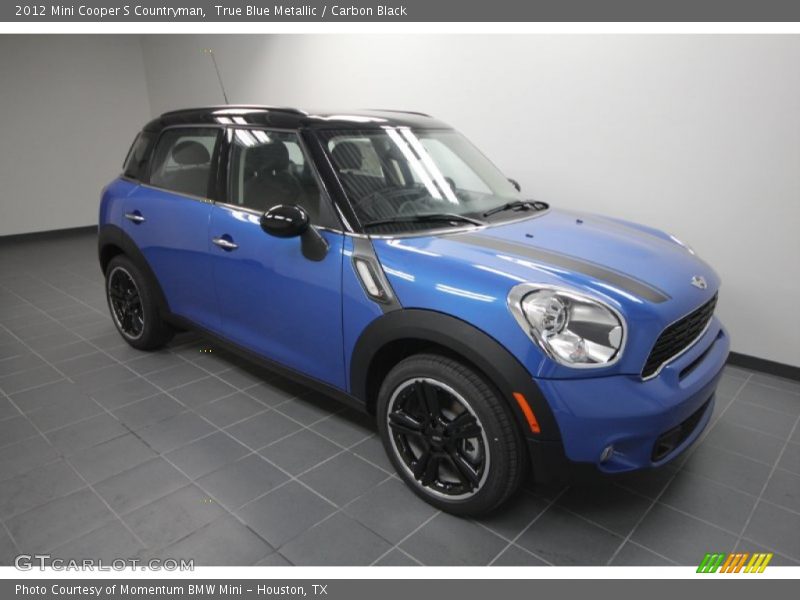 True Blue Metallic / Carbon Black 2012 Mini Cooper S Countryman