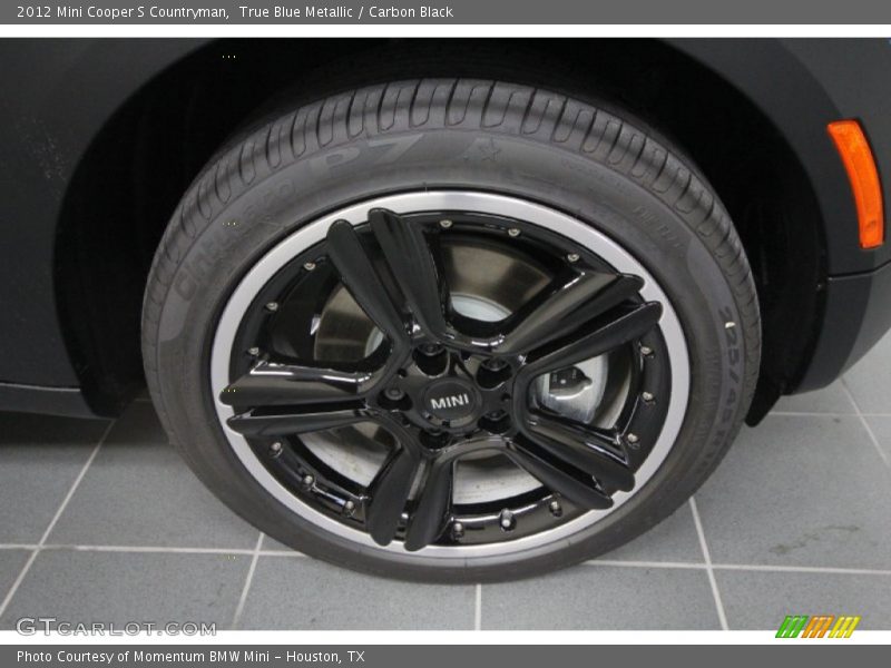True Blue Metallic / Carbon Black 2012 Mini Cooper S Countryman