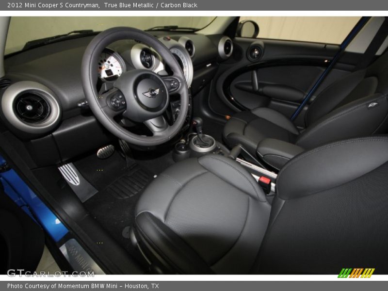 True Blue Metallic / Carbon Black 2012 Mini Cooper S Countryman
