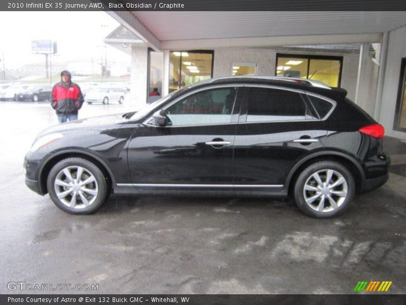 Black Obsidian / Graphite 2010 Infiniti EX 35 Journey AWD