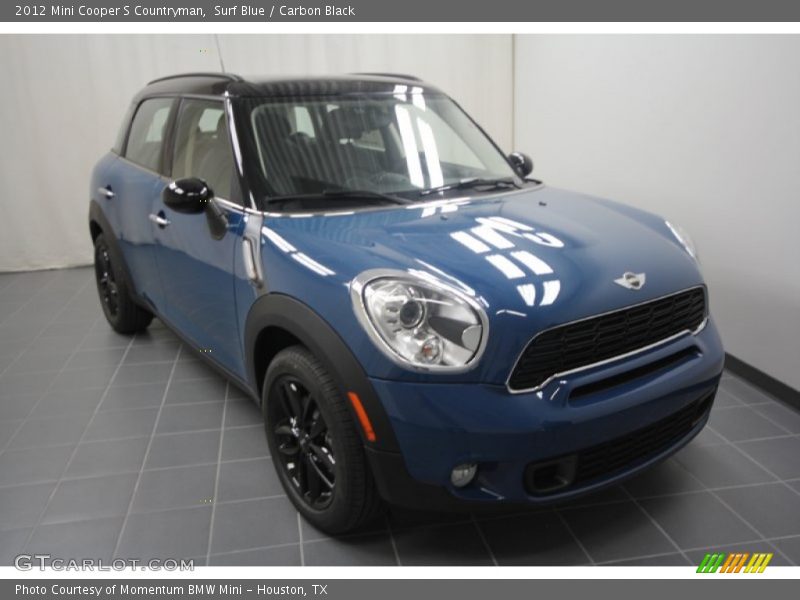 Surf Blue / Carbon Black 2012 Mini Cooper S Countryman