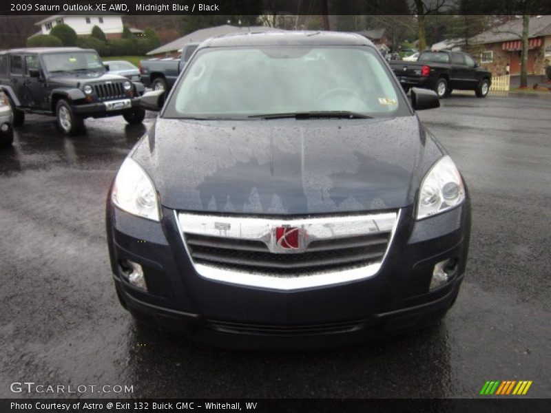 Midnight Blue / Black 2009 Saturn Outlook XE AWD