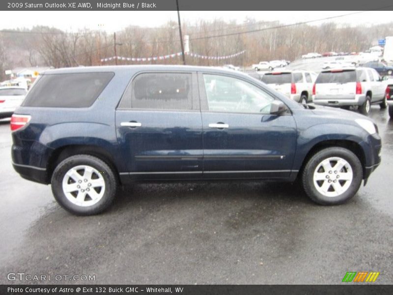 Midnight Blue / Black 2009 Saturn Outlook XE AWD