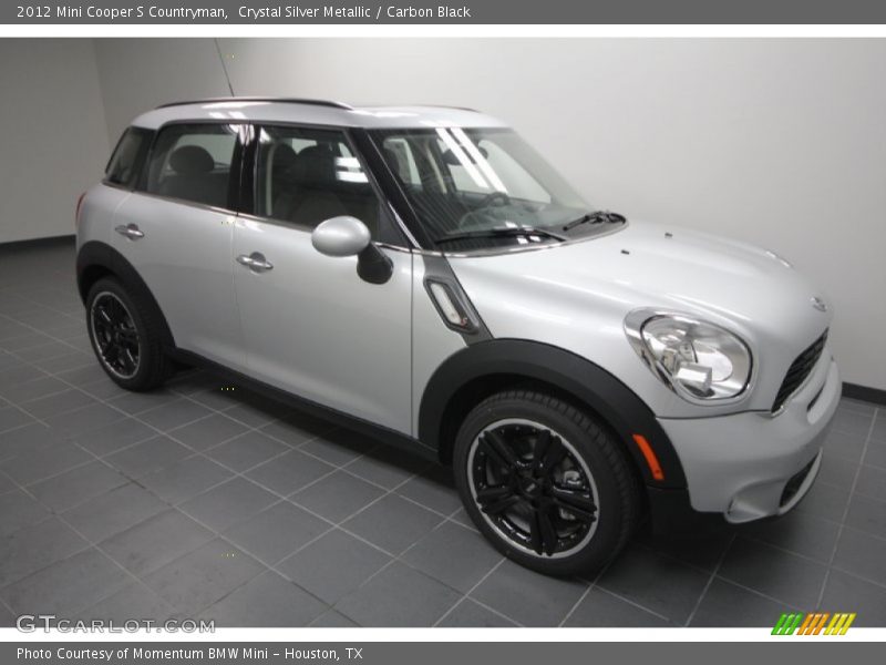 Crystal Silver Metallic / Carbon Black 2012 Mini Cooper S Countryman