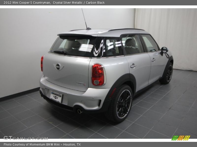 Crystal Silver Metallic / Carbon Black 2012 Mini Cooper S Countryman