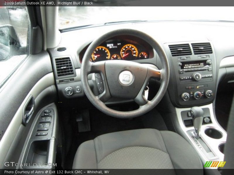 Midnight Blue / Black 2009 Saturn Outlook XE AWD