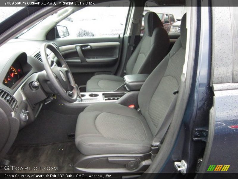 Midnight Blue / Black 2009 Saturn Outlook XE AWD