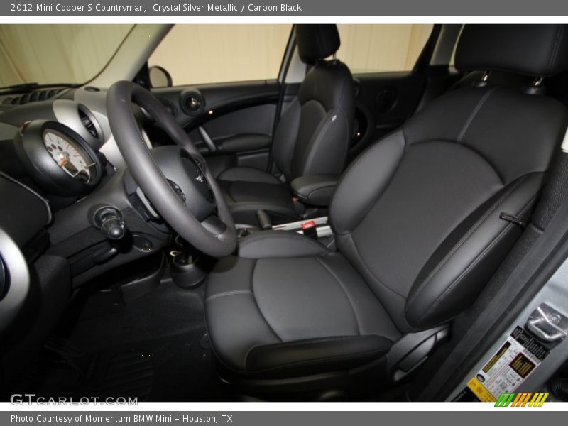 Crystal Silver Metallic / Carbon Black 2012 Mini Cooper S Countryman