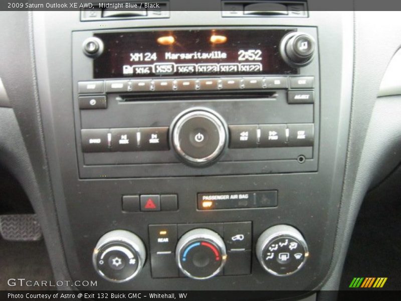 Midnight Blue / Black 2009 Saturn Outlook XE AWD