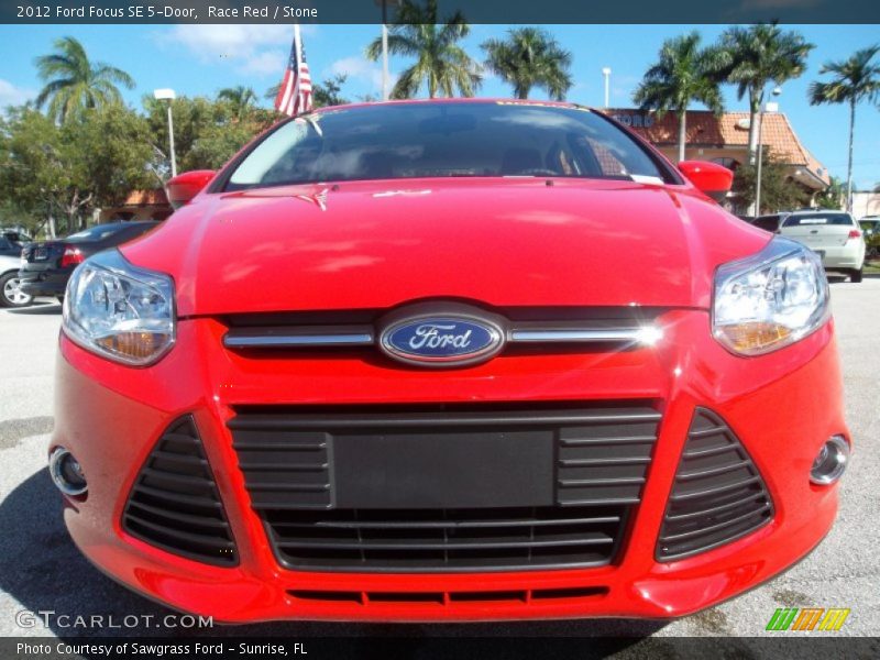 Race Red / Stone 2012 Ford Focus SE 5-Door
