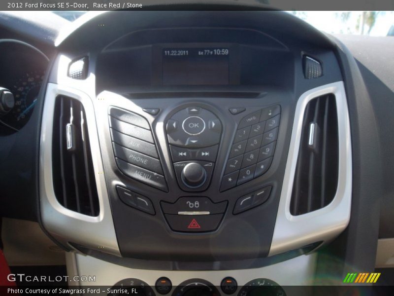 Race Red / Stone 2012 Ford Focus SE 5-Door