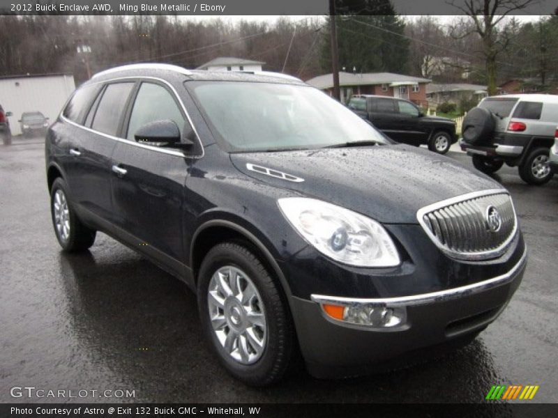 Ming Blue Metallic / Ebony 2012 Buick Enclave AWD