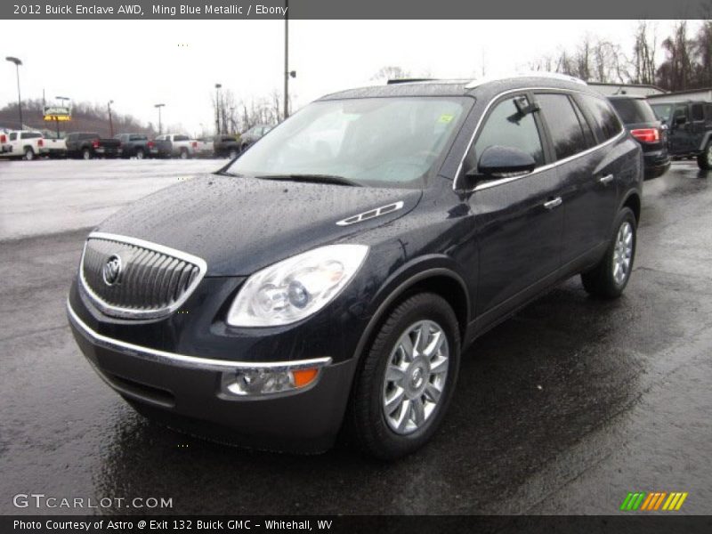 Ming Blue Metallic / Ebony 2012 Buick Enclave AWD