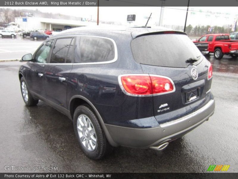Ming Blue Metallic / Ebony 2012 Buick Enclave AWD