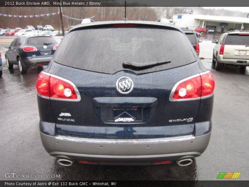 Ming Blue Metallic / Ebony 2012 Buick Enclave AWD