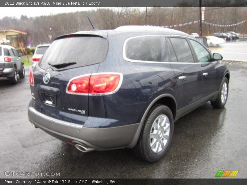 Ming Blue Metallic / Ebony 2012 Buick Enclave AWD