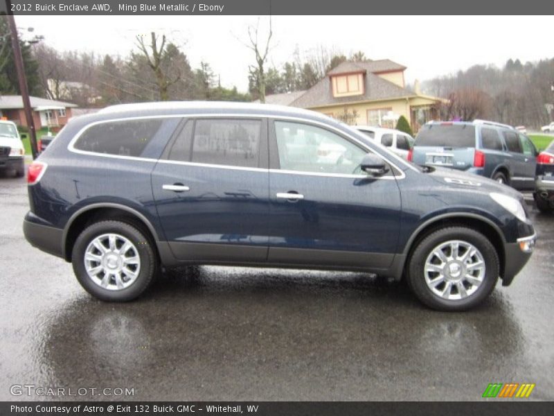 Ming Blue Metallic / Ebony 2012 Buick Enclave AWD